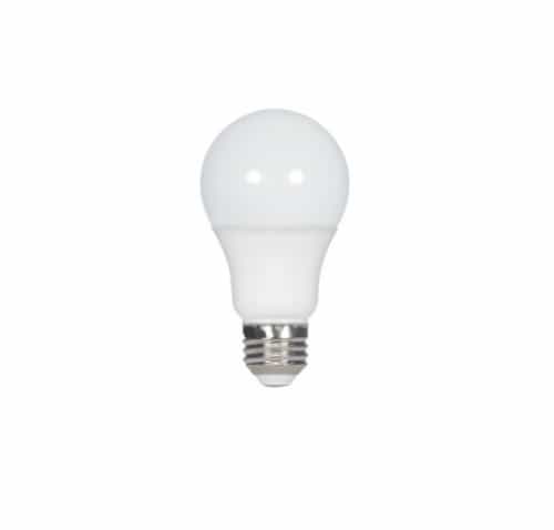 Satco 9.8W LED A19 Bulb, 60W Inc. Retrofit, E26, 800 lm, 120V, 2700K, Frosted White