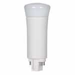Satco 9W LED PL Bulb, 4-Pin Vertical Ballasts, 3500K, 850 Lumens