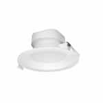 Satco 6-in 9W Direct-Wire LED Downlight, Dimmable, 620 lm, 120V, 3000K, White