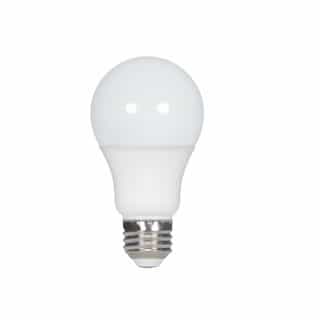 Satco 10W LED A19 Bulb, 60W Inc. Retrofit, E26, 800 lm, 120V, 5000K, Frosted White