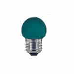 1.2W LED S11 Specialty Indicator Ceramic Green Bulb, 2700K