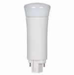 Satco 9W LED PL Bulb, 2-Pin Vertical Ballasts, 3500K, 850 Lumens