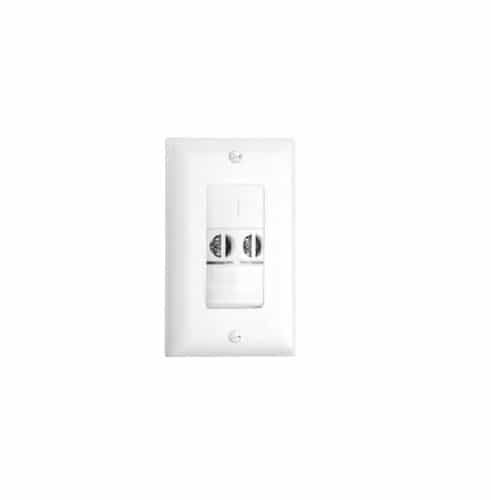 Steinel 180-deg Ultrasonic Wall Switch Occupancy Sensor White