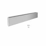 Stelpro 800W 8-ft Mini Architectural Baseboard, 100 Sq Ft, 2730 BTU/H, 240V, White