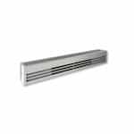 8-ft 2000W Mid-Density Aluminum Baseboard Heater, 250 Sq.Ft, 6825 BTU/H, 480V, White