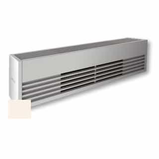 8-ft 2400W High-Density Aluminum Baseboard Heater, 300 Sq.Ft, 8190 BTU/H, 480V, S.White