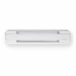 Stelpro 500W Electric Baseboard Heater, 50 Sq Ft, 1706 BTU/H, 277V, High Altitude, White