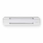 Stelpro 750W Electric Baseboard Heater, 100 Sq Ft, 2560 BTU/H, 277V, High Altitude, Off White