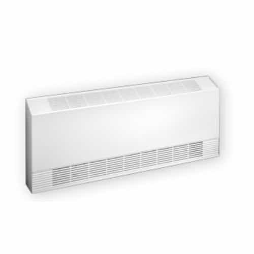 Stelpro 4000W 5-Ft Sloped Architectural Cabinet Heater, 800W/Ft, 13651 BTU/H, 277V, White