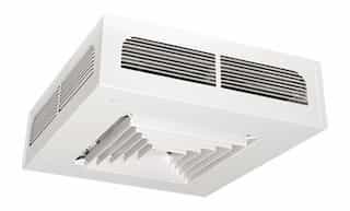 2000W Dragon ADR-R Ceiling Fan Heater, 240 V Control, 3 Phase, White