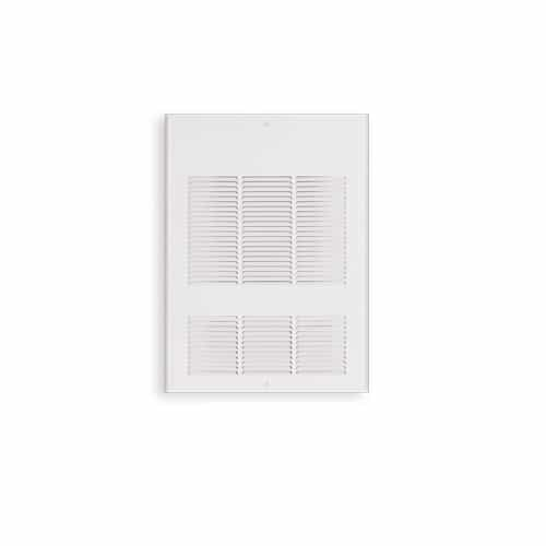 Stelpro 2000W Wall Fan Heater w/ Built-in Thermostat, Single, 240V Control, 480V, White