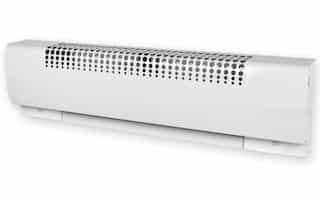300W SBB Baseboard Heater, 120 V, 24 Inch, Low Density, Silica White