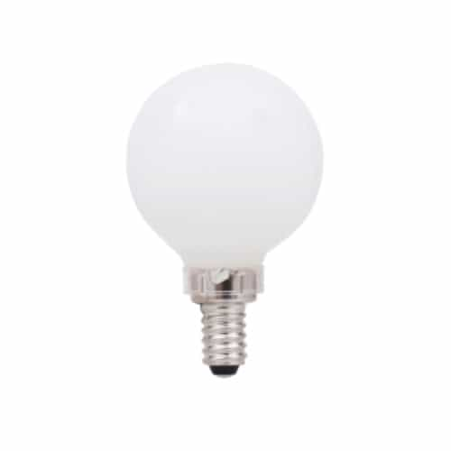 LEDVANCE Sylvania 4.5W LED G16.5 Bulb, Dimmable, E12, 350 lm, 120V, 2700K, Frosted