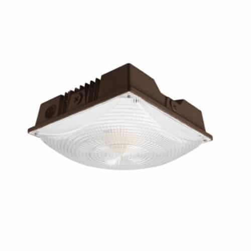 LEDVANCE Sylvania 40/60/75W Canopy Light w/ Sensor, Garage, 120V-277V, CCT Select, BRZ