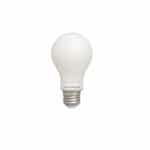 9W LED A19 Bulb, E26, 1100 lm, 120V, 2700K, Frosted