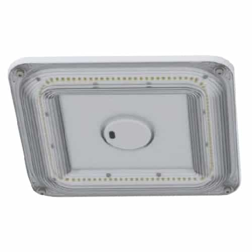 TCP Lighting 60W LED Canopy Light w/ Sensor, 160 Degree,  120V-277V, 4000K, BRZ