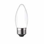 TCP Lighting 3W LED B11 Bulb, Dimmable, E26, 250 lm, 120V, 2400K, Frosted