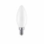 TCP Lighting 4W LED B11 Bulb, Dimmable, E12, 300 lm, 120V, 2700K, Frosted