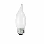 TCP Lighting 3W LED F11 Bulb, Dimmable, E26, 250 lm, 120V, 5000K, Frosted