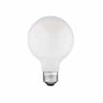 4.5W LED G25 Bulb, Dimmable, E26, 350 lm, 120V, 2700K, Frosted