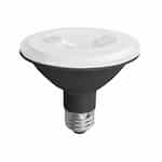 10W LED PAR30 Bulb, Short Neck, Dimmable, 850 lm, 3500K, Black