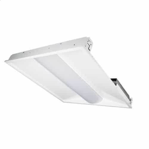 TCP Lighting 23W 2X2 LED Volumetric Troffer, Dimmable, 2600 lm, 3000K