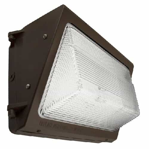 TCP Lighting 55W LED Wall Pack w/ Photocell, Semi Cut Off, Watt & CCT Selectable