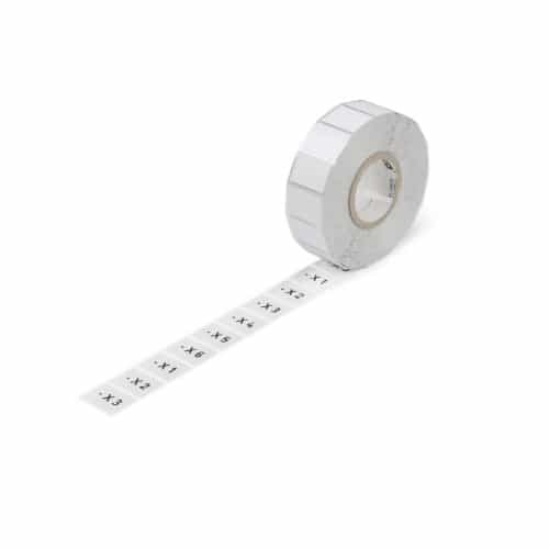Wago 27mm x 12.5mm Push-Button Marker for Siemens Push-Button Frame
