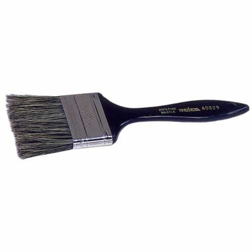 Weiler Disposable Grey China Bristle Black Plastic Brush, 2''