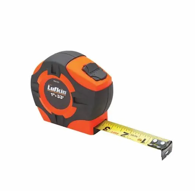 Lufkin 25' Hi-Viz Orange P1000 Series Power Tape Measure