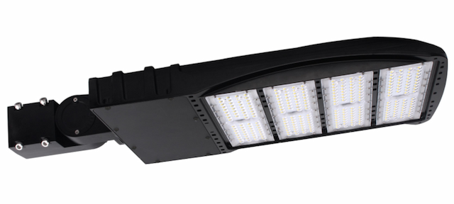 LED shoebox light fixture