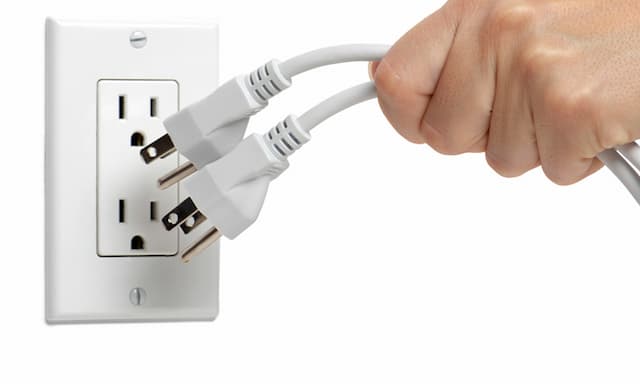 Unplug Appliances