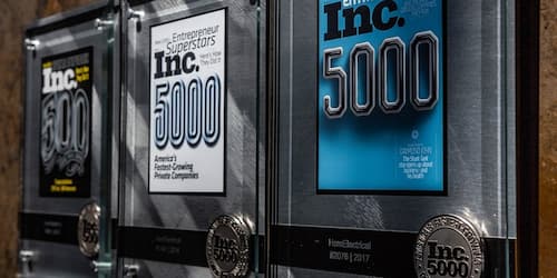 HomElectrical Named to 2018 Inc. 5000 List for Fourth Consecutive Year as one of America’s Fastest Growing Companies