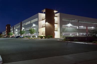 Parking Deck Lit by LEDs