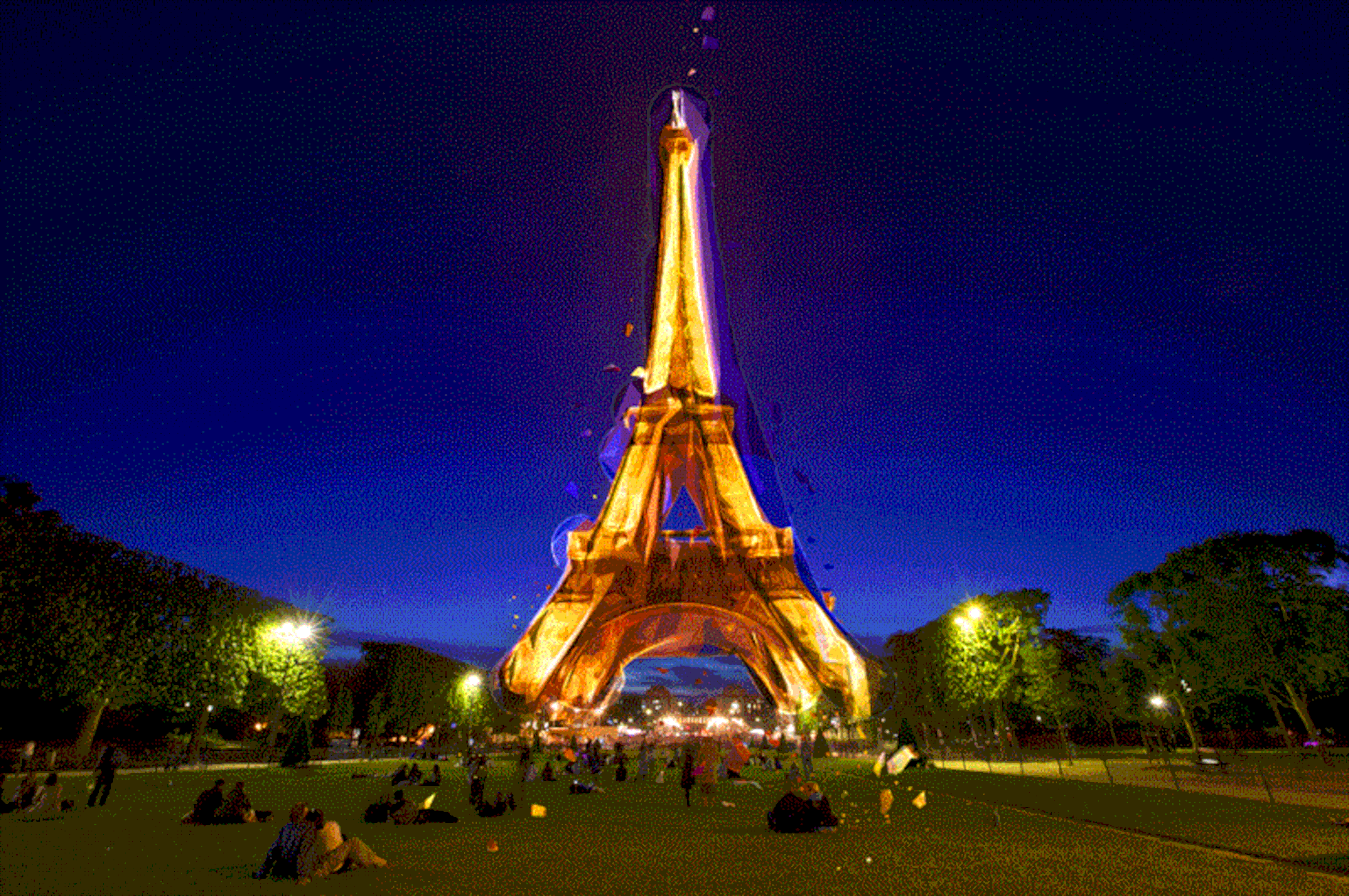 Eiffel Tower Lights