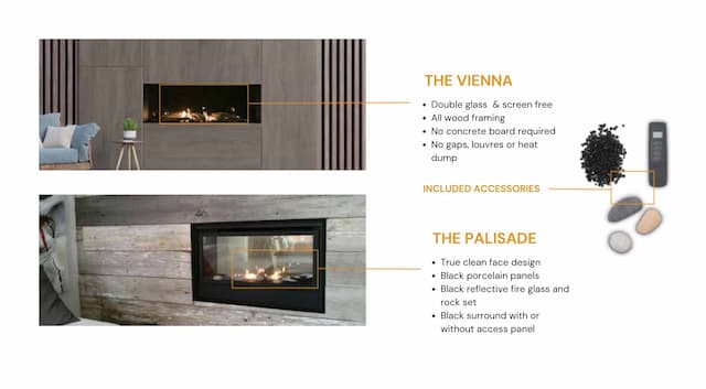 modern gas fireplace inserts