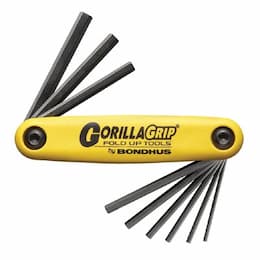 .050''-3/16'' Gorilla Grip Fold-Up Hex Key 