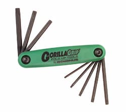 Gorilla Grip Fold Up Hex Key Set