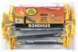 Bondhus Balldriver T-Handle Hex Key Set