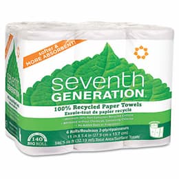 100% Recycled Paper Towel Rolls