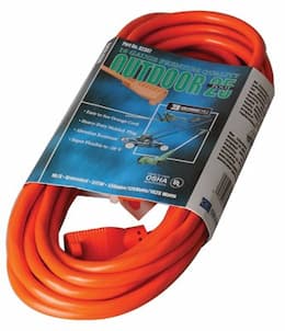 Vinyl Orange Extension Cord 25 ft