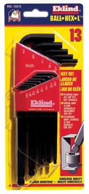 13 Piece Ball-Hex L Key Set