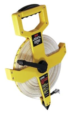 300'X1/2" Engineer's Scale Fiberglass Open Reel Measuring Tape