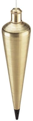 16-oz Polished Brass Plumb Bob