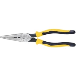 8" Journeyman Long Nose Pliers Side Cutting