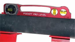 Anodized Aluminum Builders Spirit Pocket Pro Level