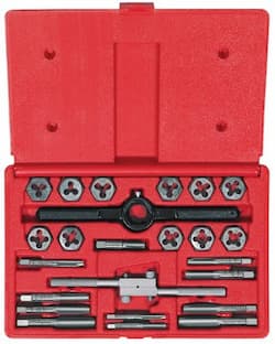 High Carbon Steel 24 Piece Tap and Hexagon Die Set