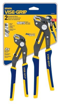 Irwin 2 Piece Groove Lock Plier Set