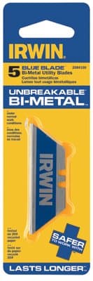 Bi-Metal Utility Knife Blades 5 Pack