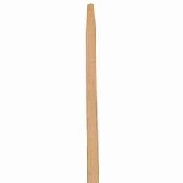 Natural, Tapered-Tip Wood Broom/Sweep Handle-60-in